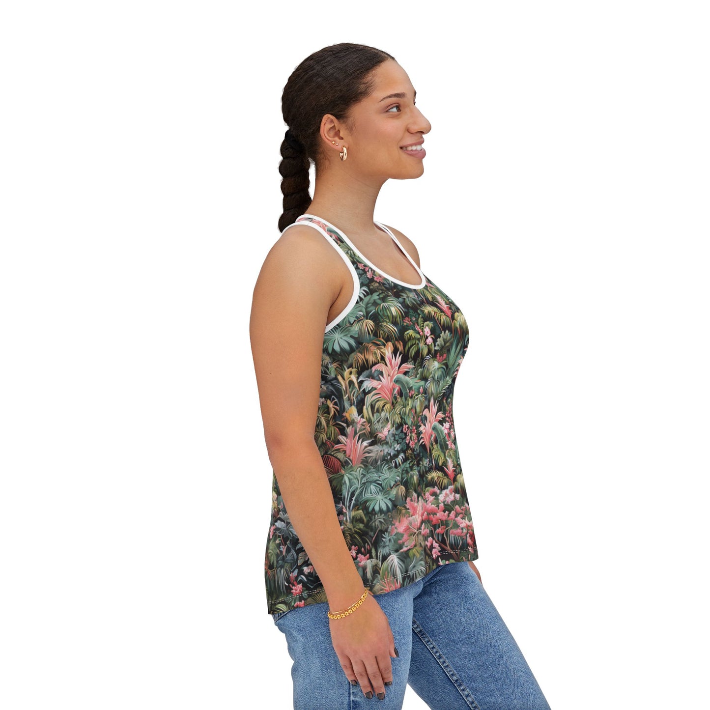 Tank Top Pink Palm