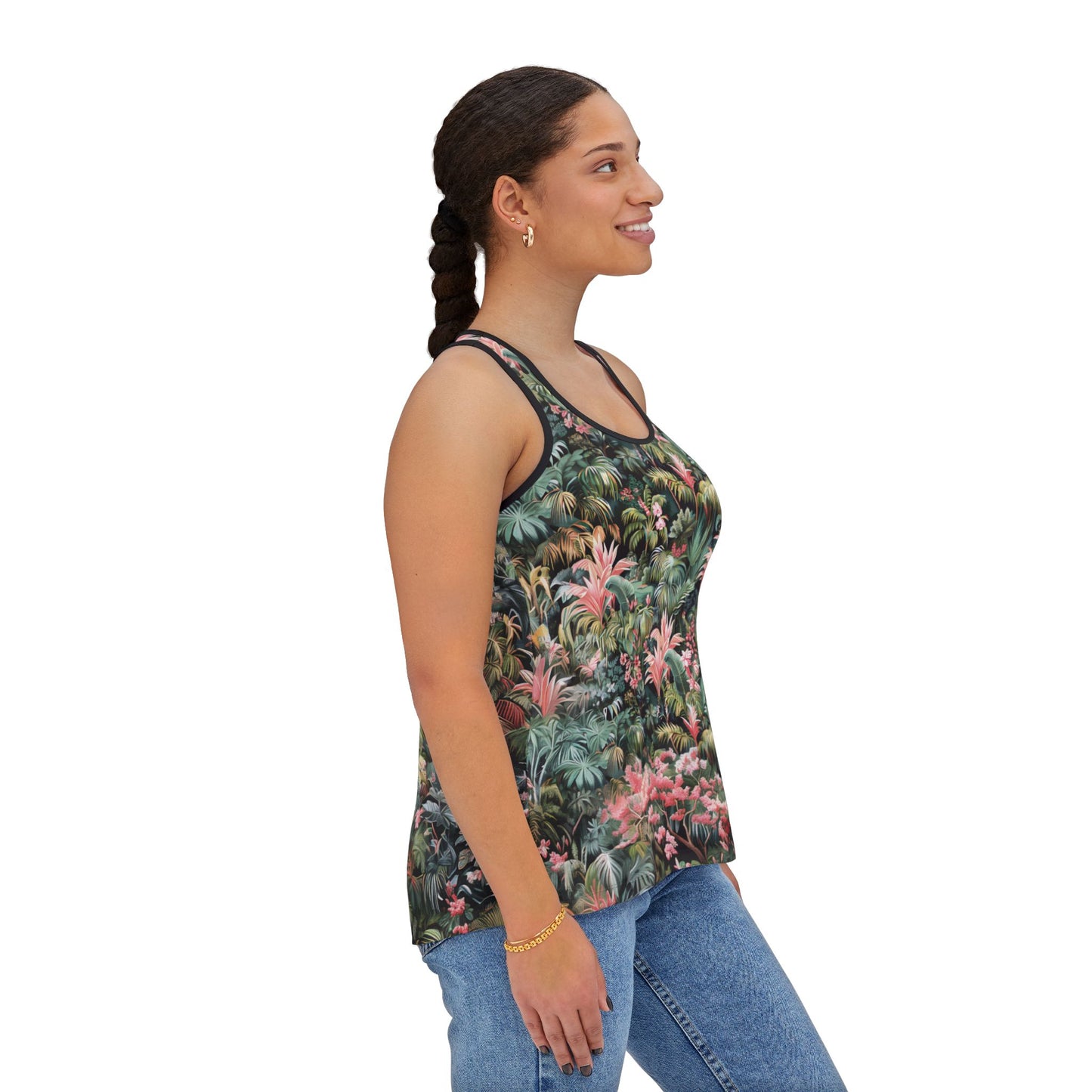Tank Top Pink Palm