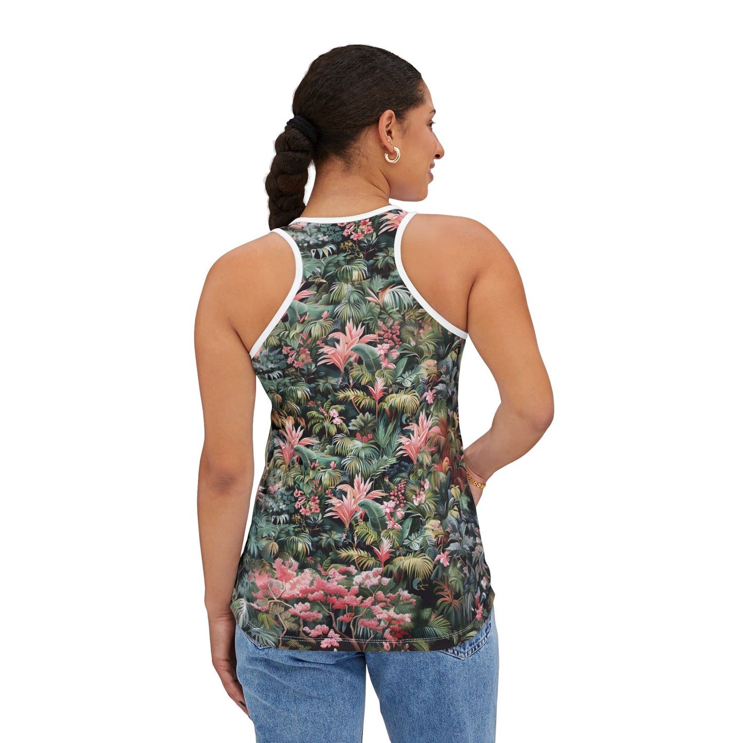 Tank Top Pink Palm