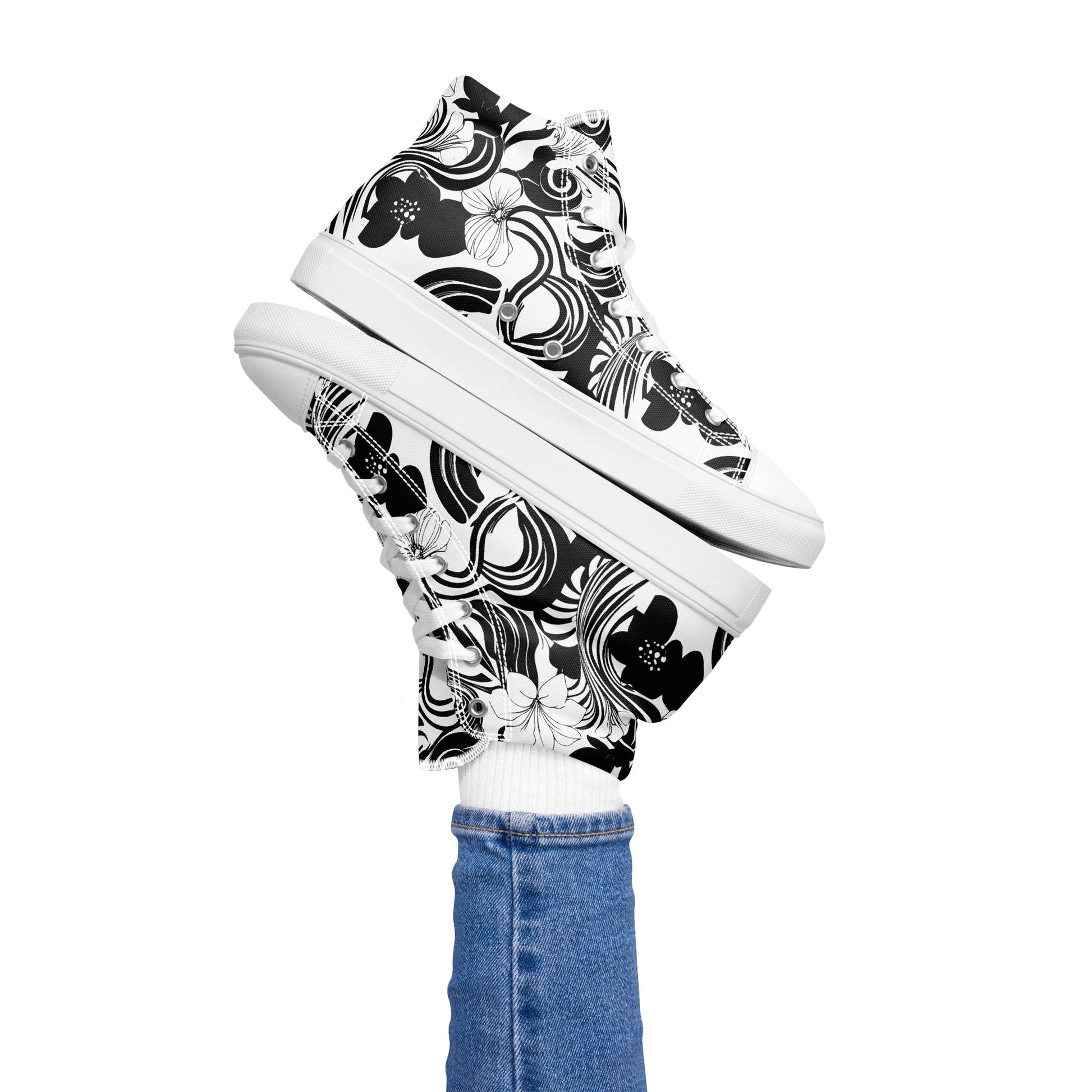 Dusk & Bloom high top shoes - Sola Shoe