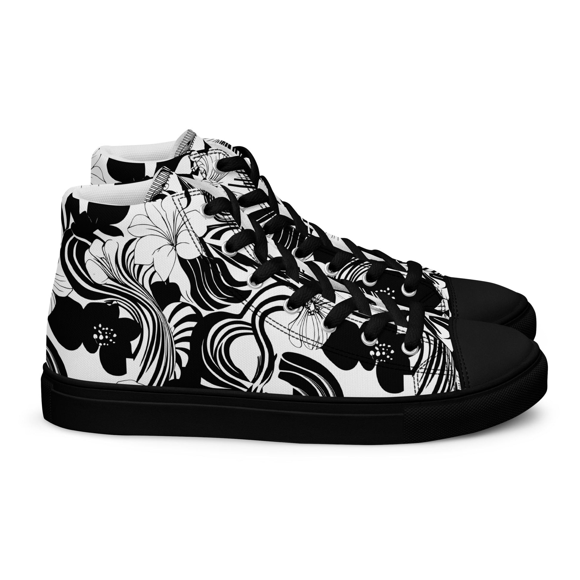Dusk & Bloom high top shoes - Sola Shoe