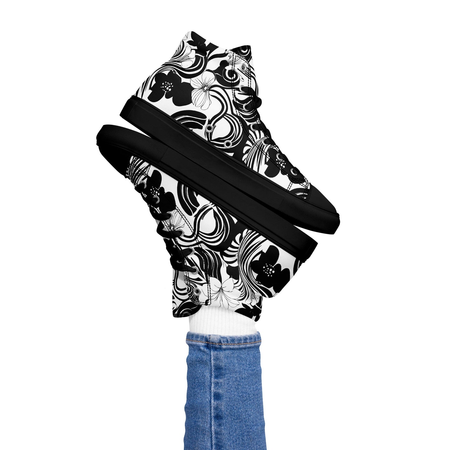 Dusk & Bloom high top shoes - Sola Shoe