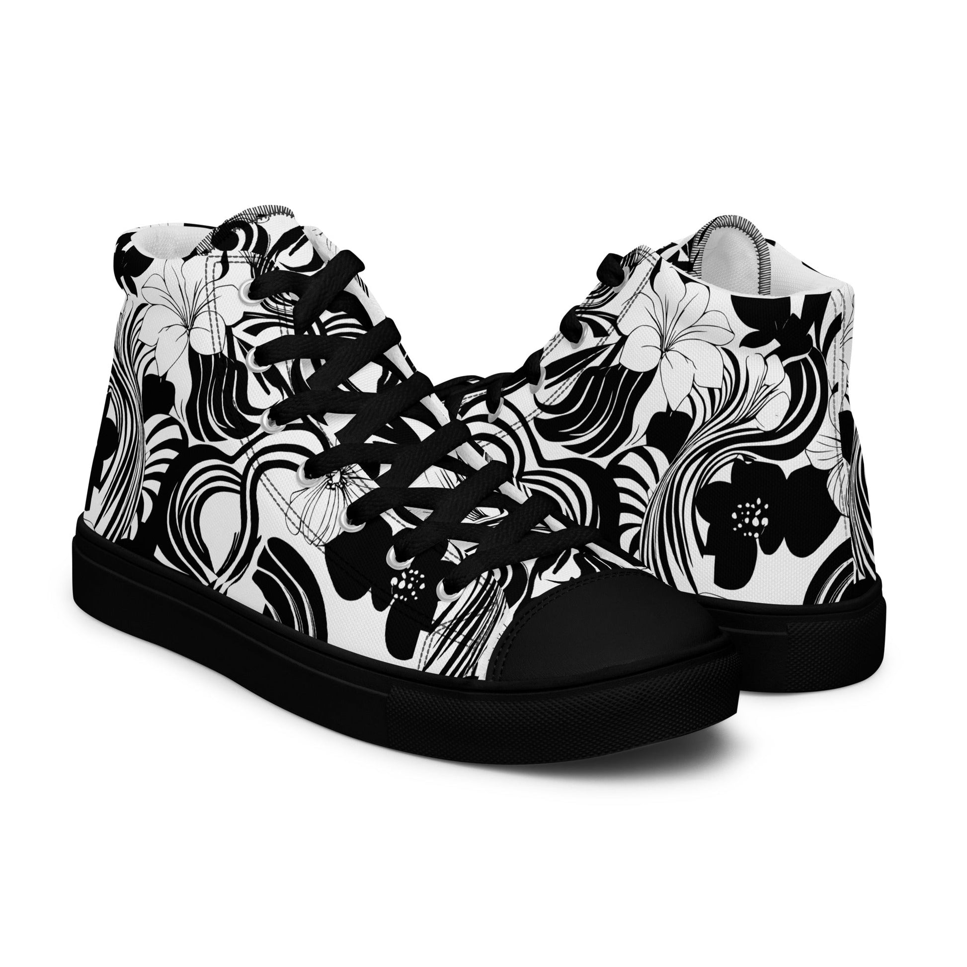 Dusk & Bloom high top shoes - Sola Shoe