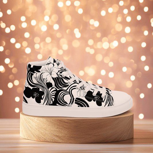 Dusk & Bloom high top shoes - Sola Shoe