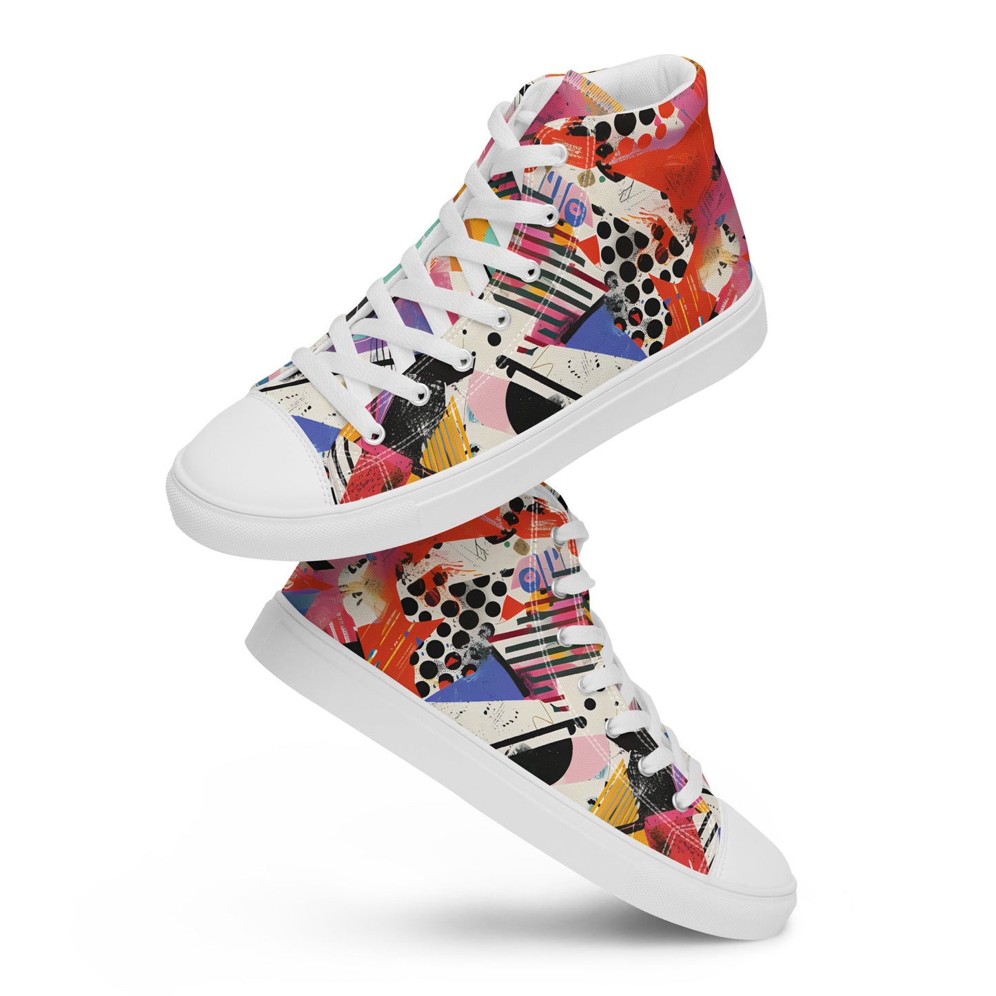 Graffiti Men’s high top shoes - Sola Shoe