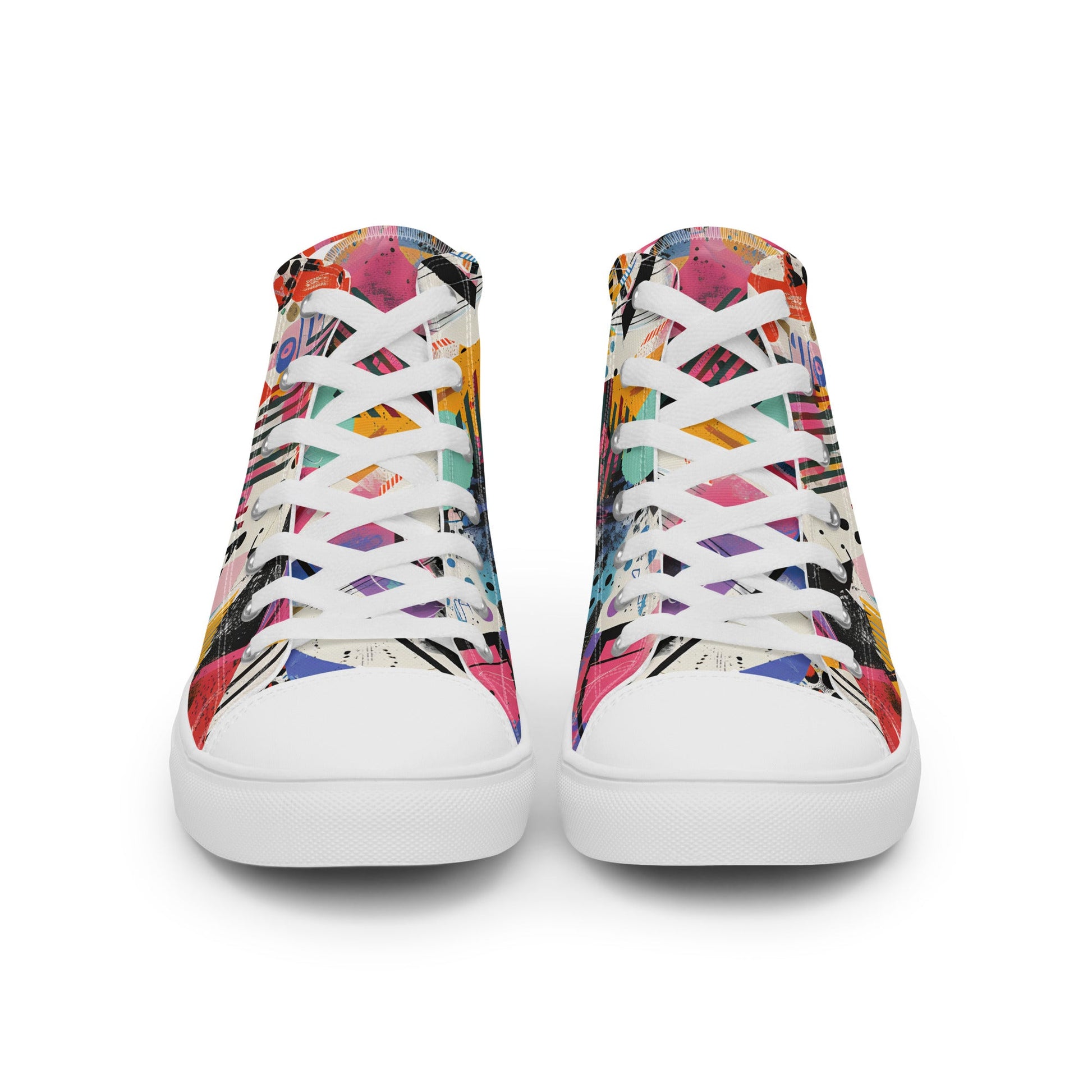 Graffiti Men’s high top shoes - Sola Shoe