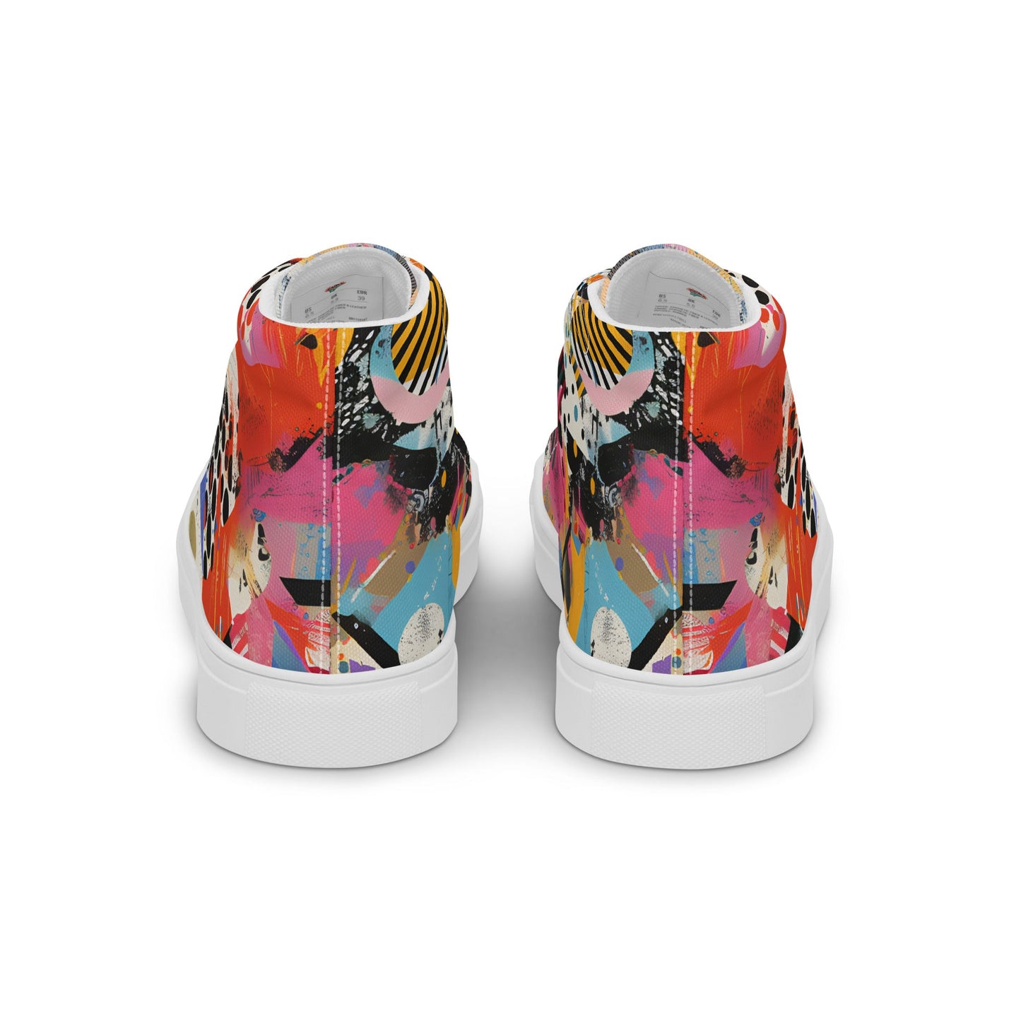 Graffiti Men’s high top shoes - Sola Shoe