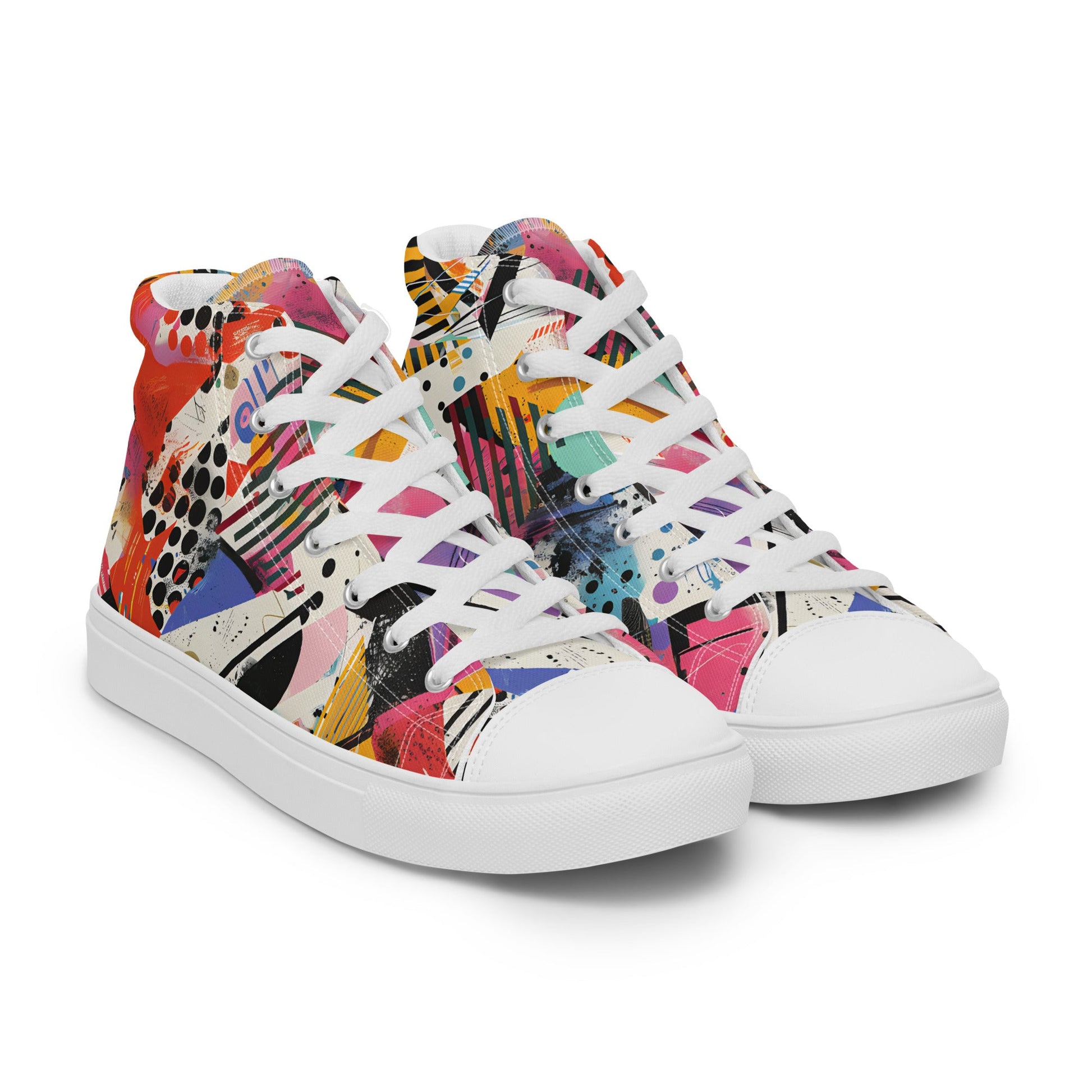 Graffiti Men’s high top shoes - Sola Shoe