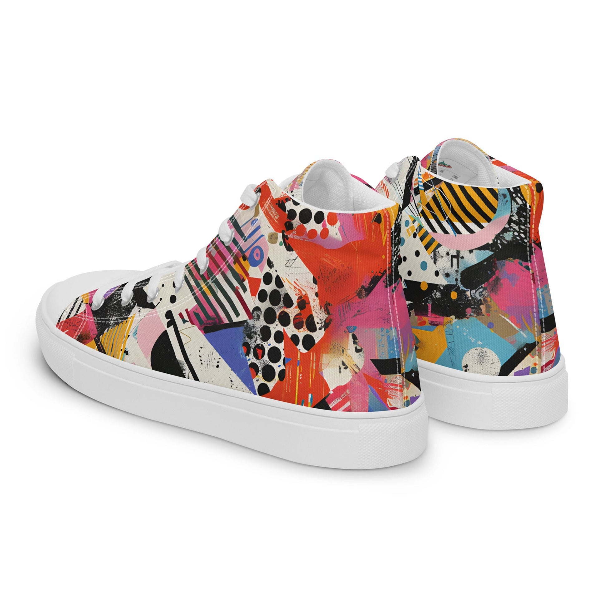 Graffiti Men’s high top shoes - Sola Shoe