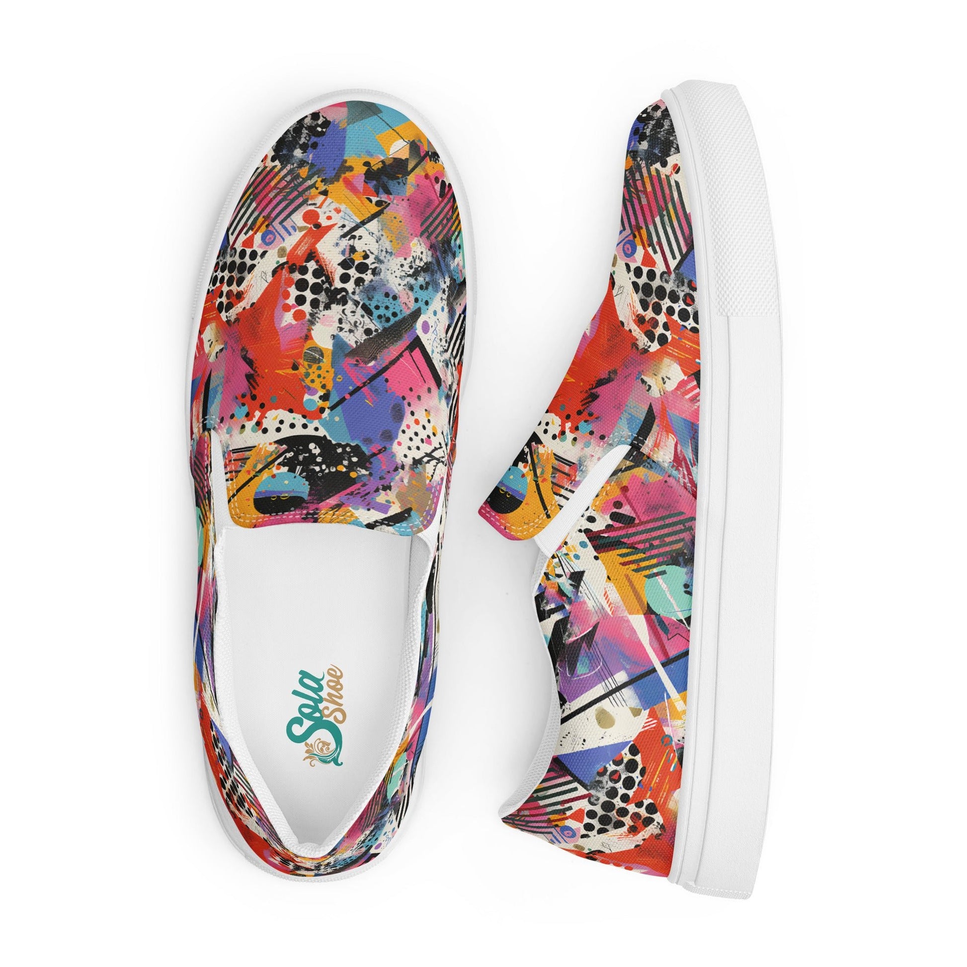 Graffiti Men’s slip - on shoes - Sola Shoe