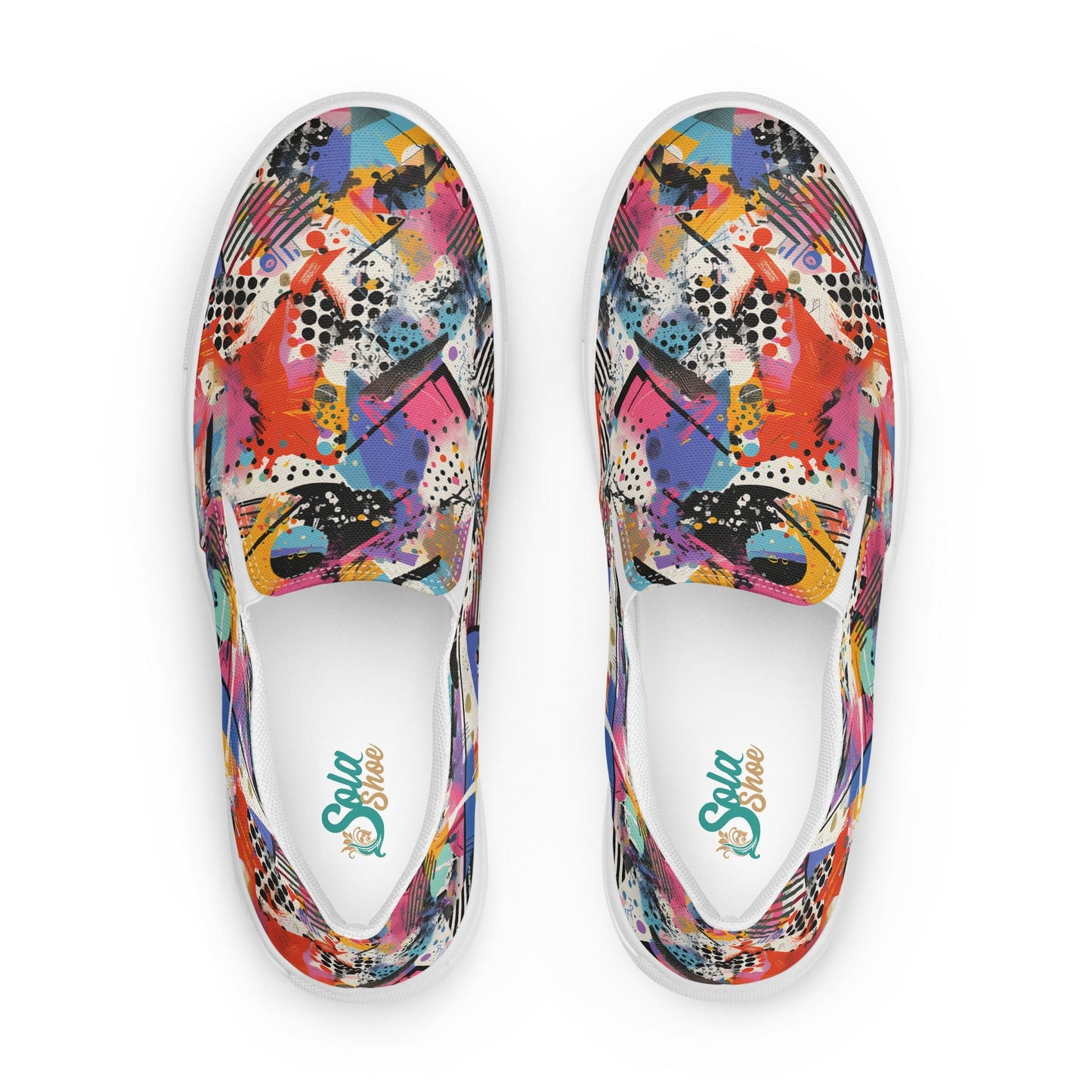 Graffiti Men’s slip - on shoes - Sola Shoe