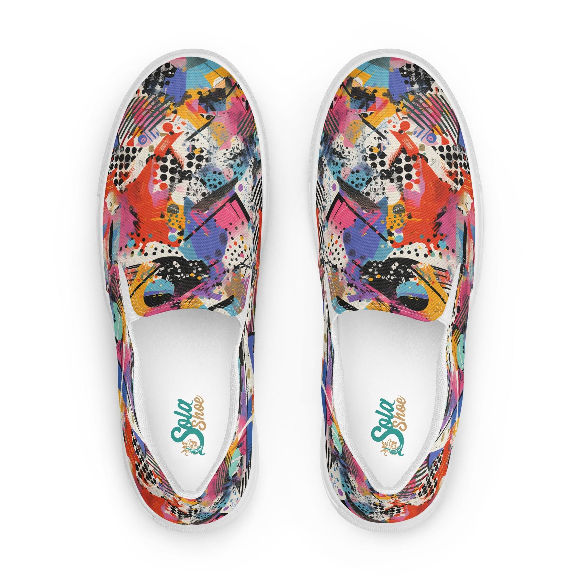 Graffiti Men’s slip - on shoes - Sola Shoe