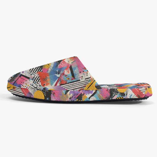 Graffiti Slippers – Bold Comfort for Cool Days - Sola Shoe