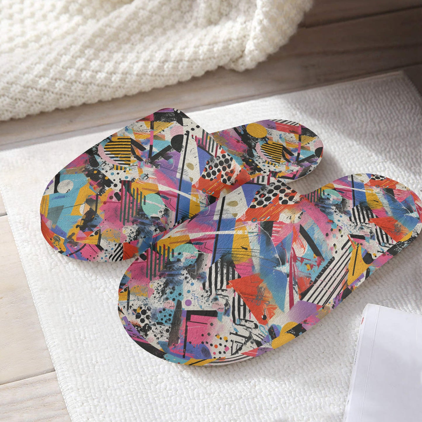 Graffiti Slippers – Bold Comfort for Cool Days - Sola Shoe