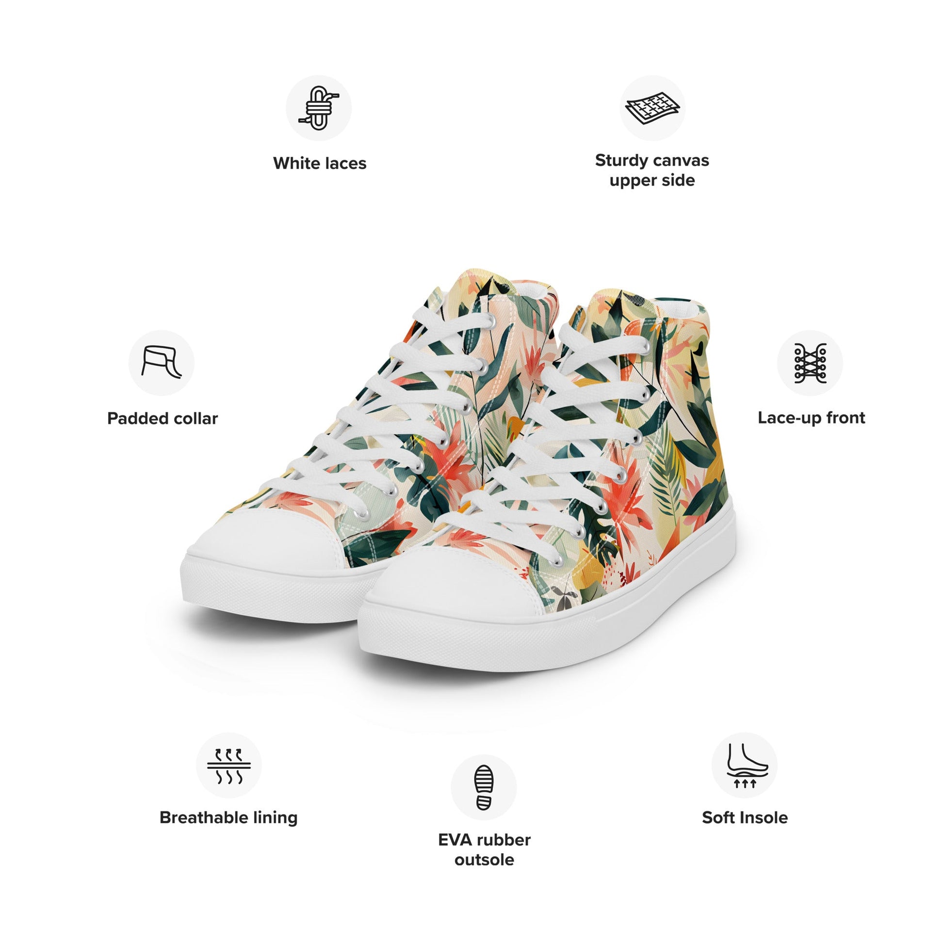 Jungle Cruise Men’s High Top Shoes - Sola Shoe