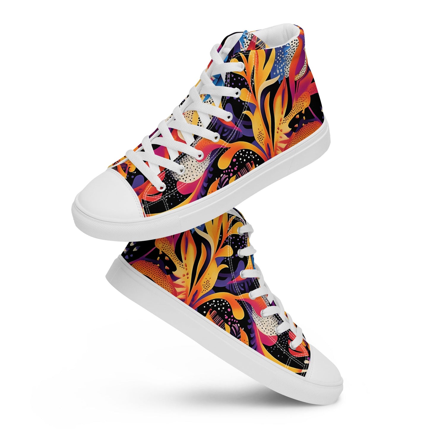 Neon Jungle high top shoes - Sola Shoe