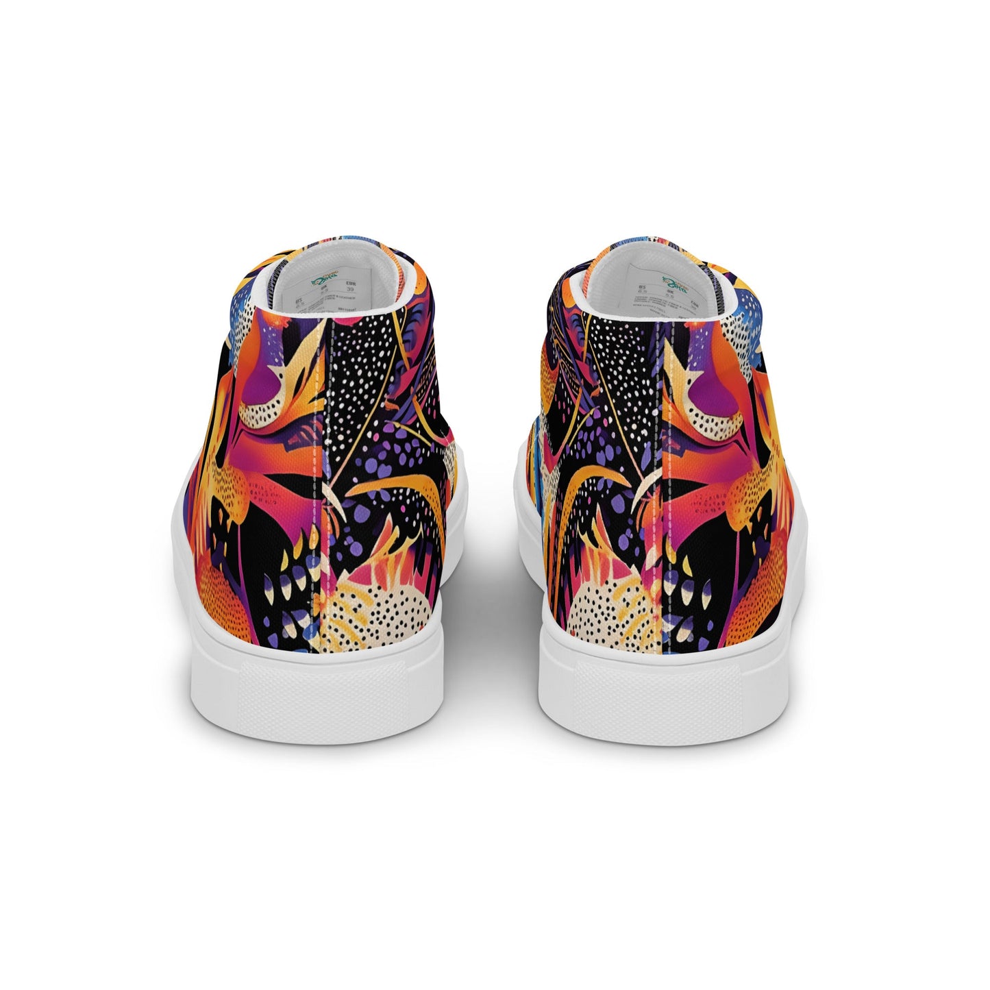 Neon Jungle high top shoes - Sola Shoe