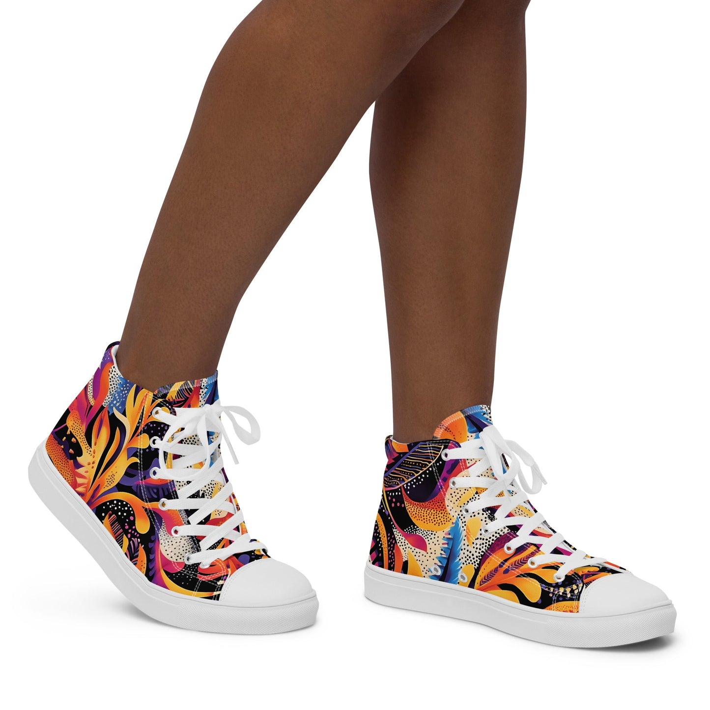 Neon Jungle high top shoes - Sola Shoe