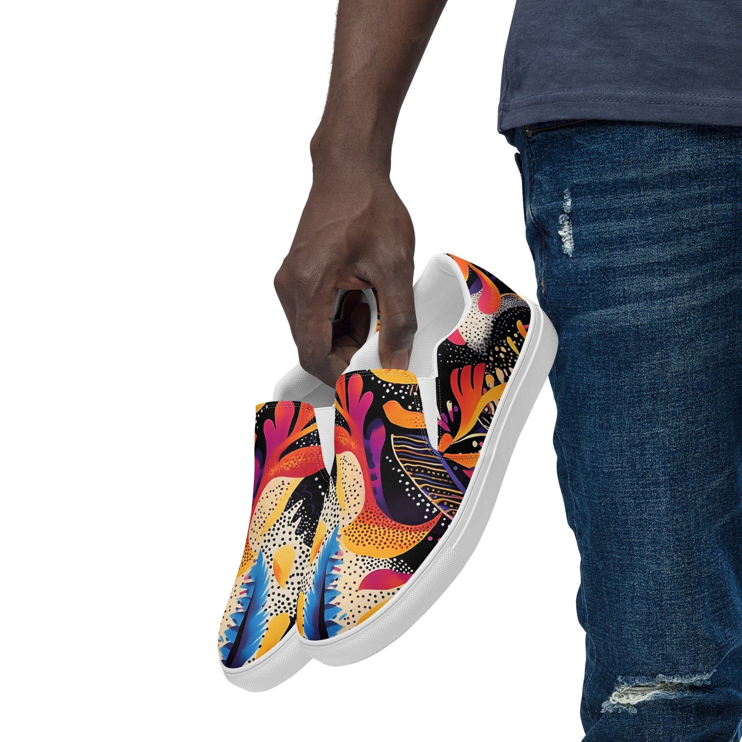 Neon Jungle Men’s slip - on shoes - Sola Shoe