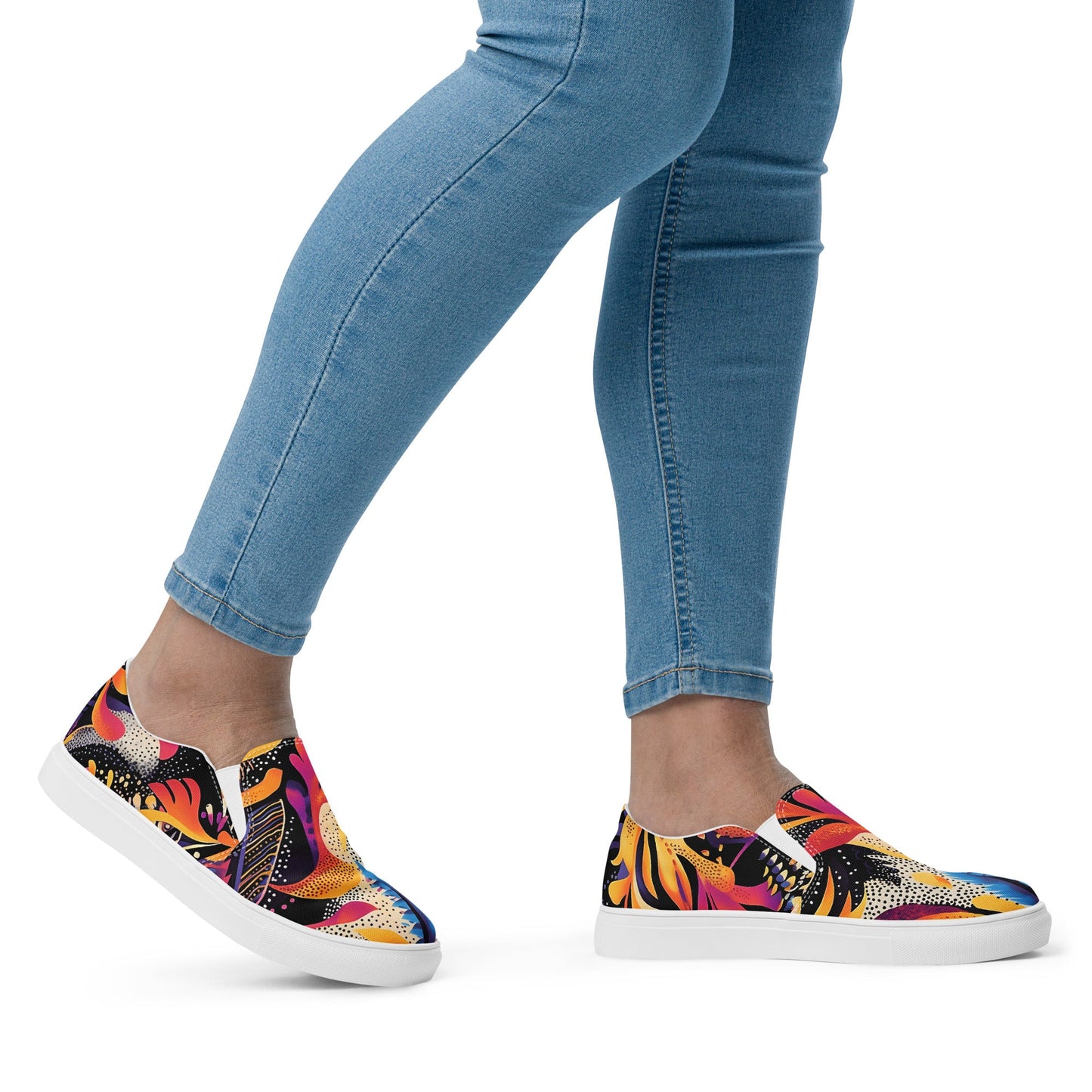 Neon Jungle slip - on shoes - Sola Shoe