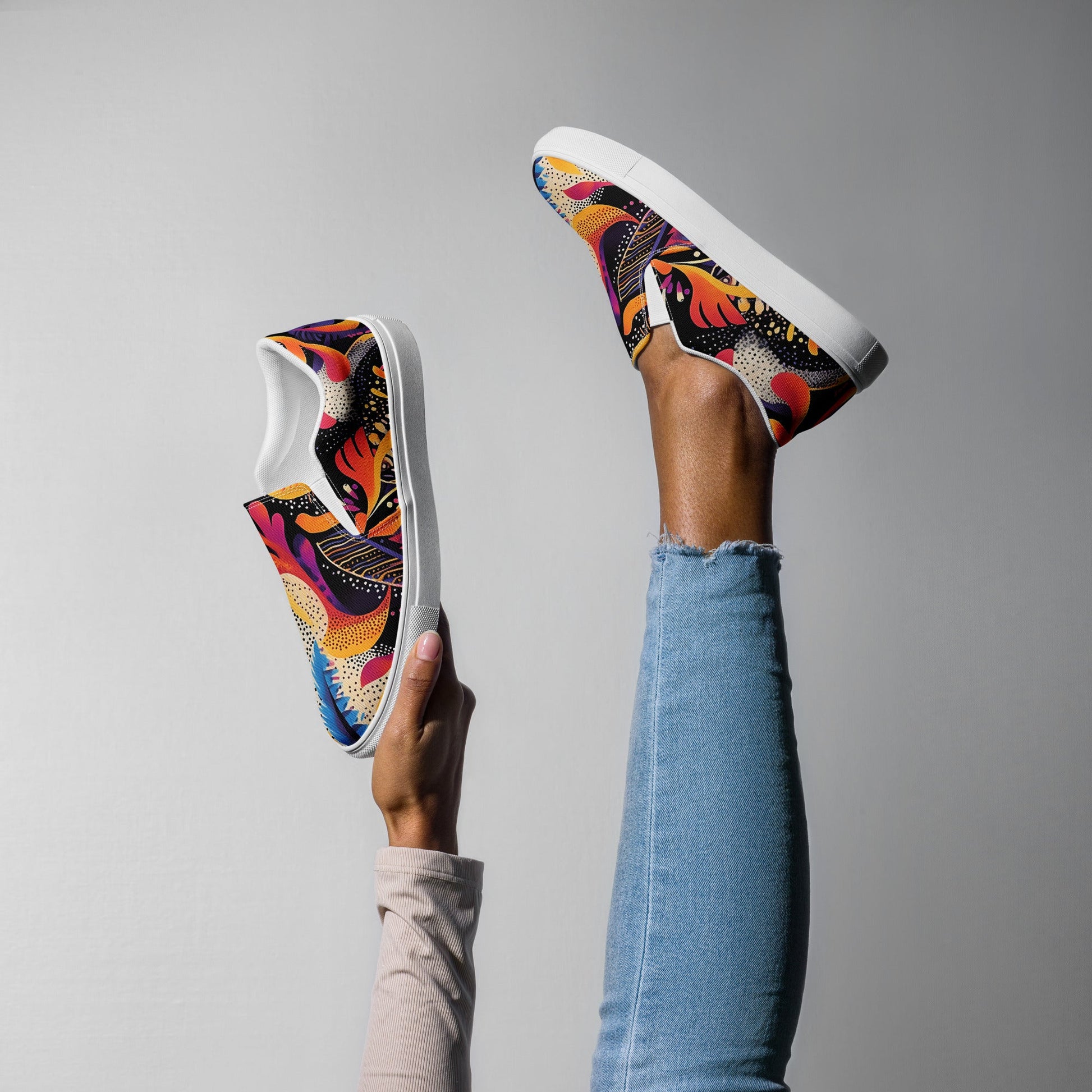 Neon Jungle slip - on shoes - Sola Shoe