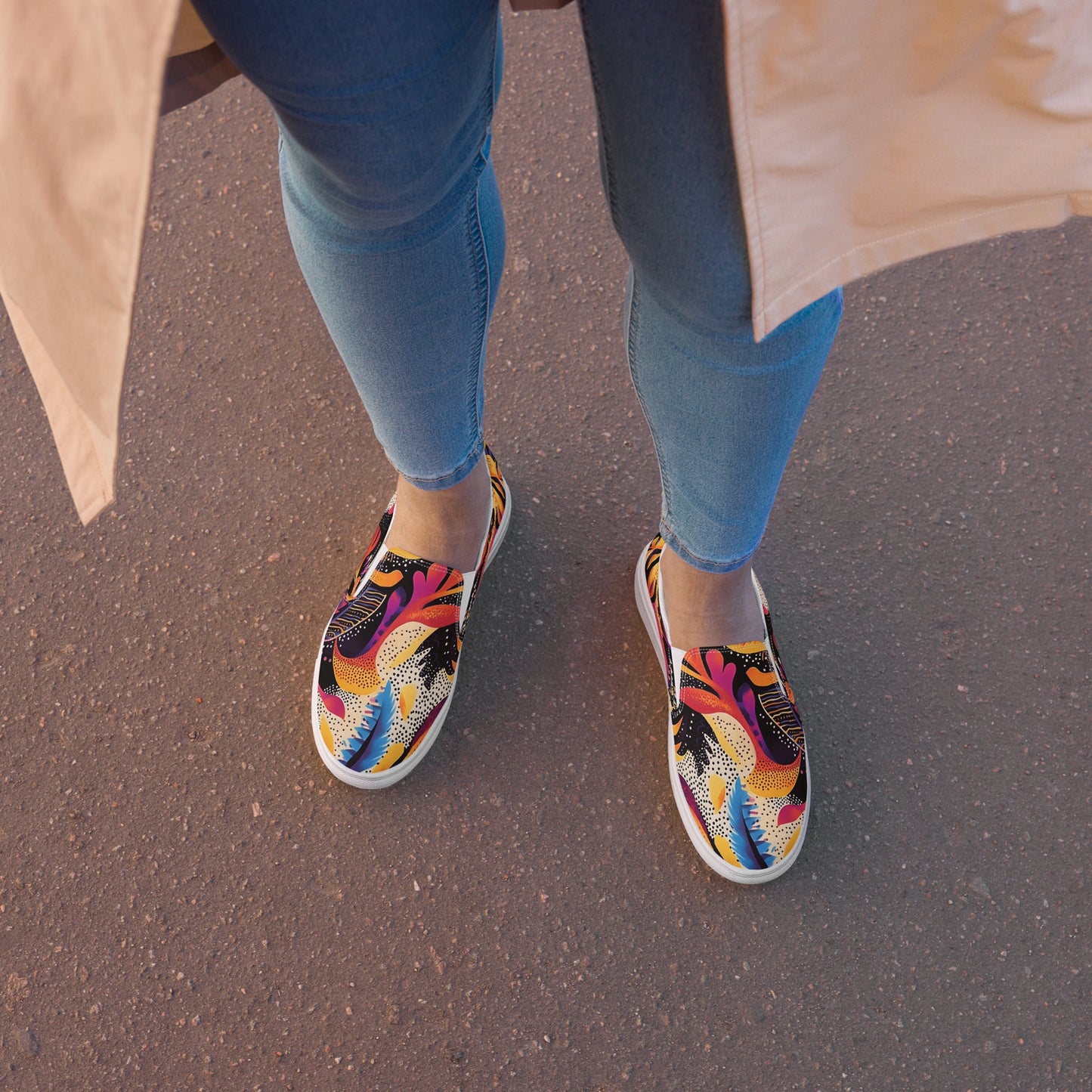 Neon Jungle slip - on shoes - Sola Shoe