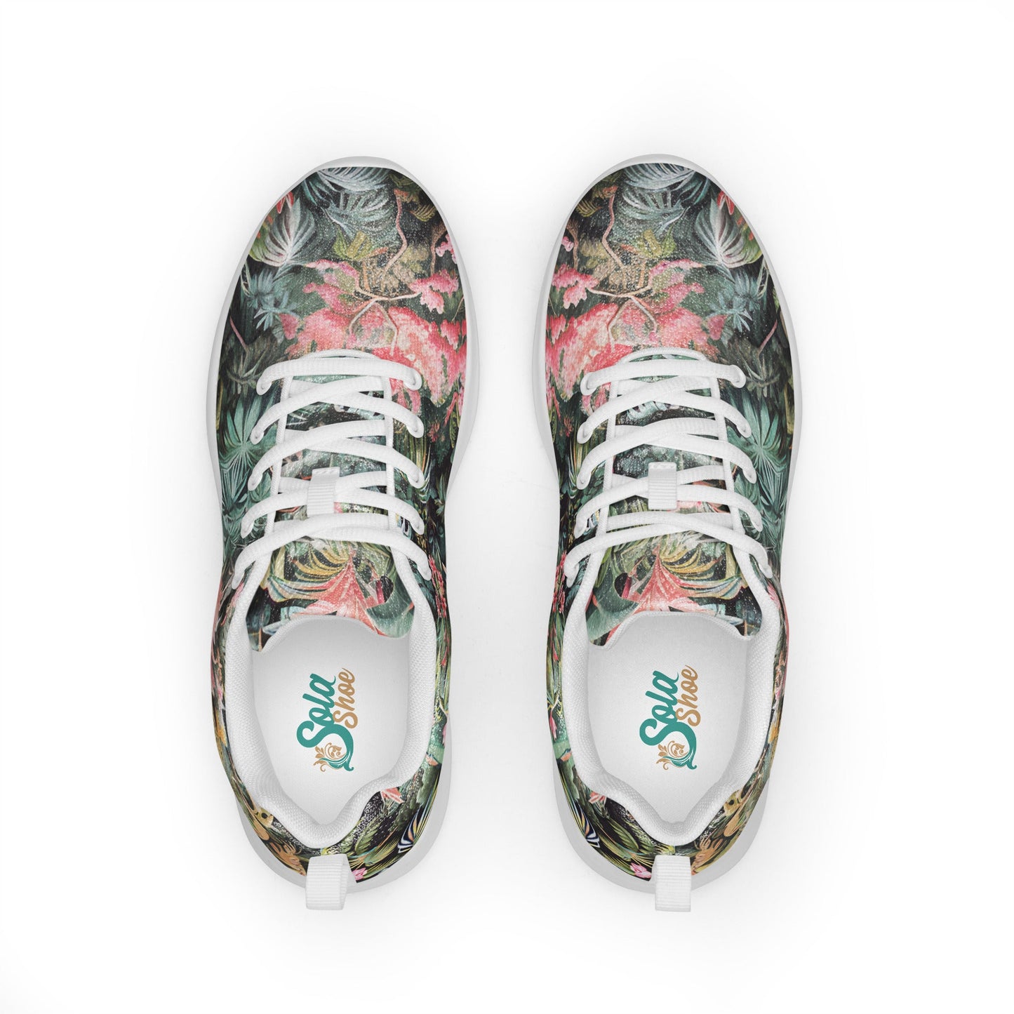 Pink Palm Men’s athletic shoes - Sola Shoe