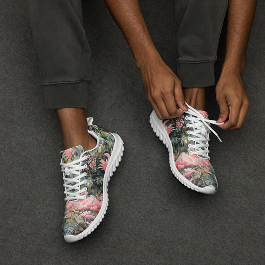 Pink Palm Men’s athletic shoes - Sola Shoe