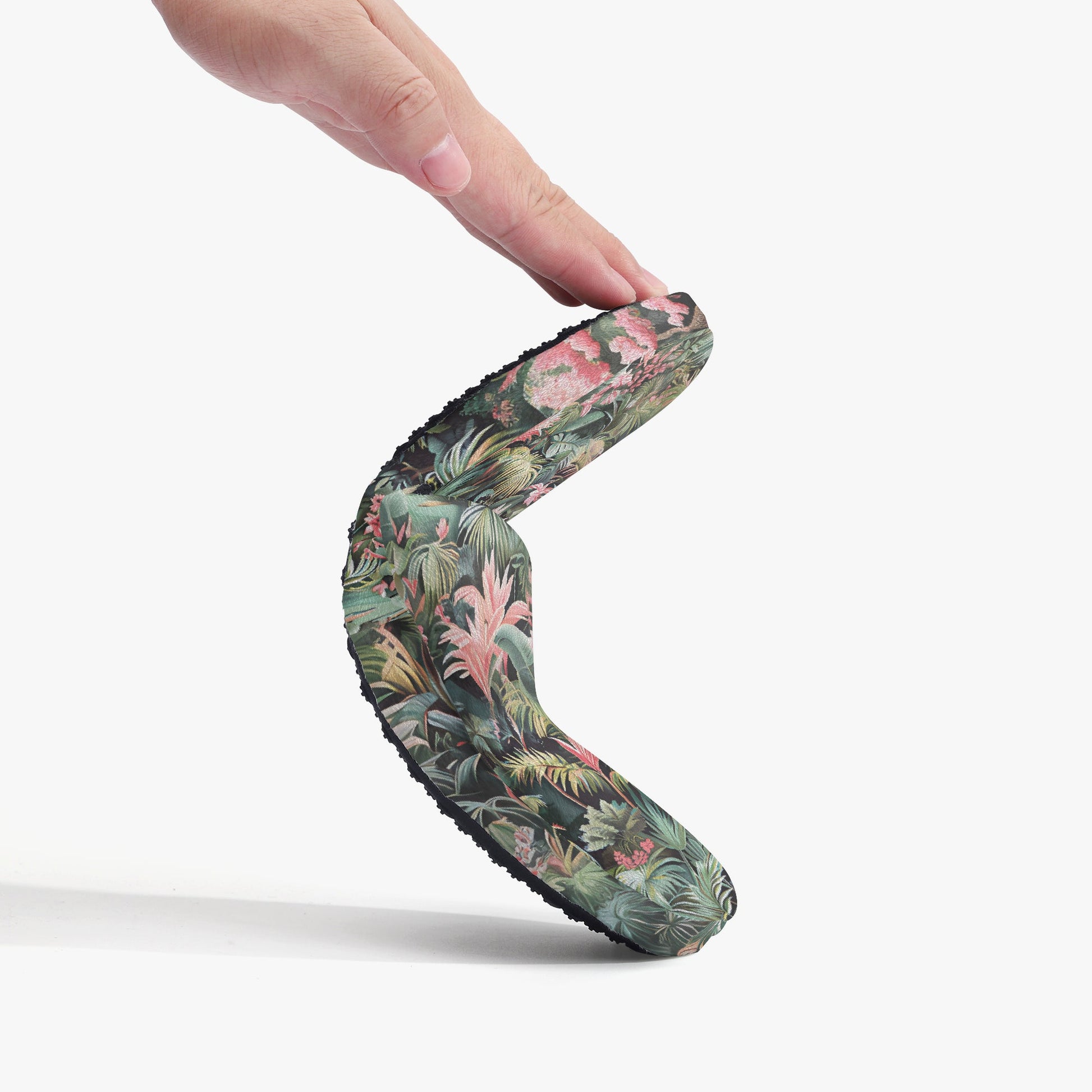 Pink Palm slippers – Tropical Comfort with a Pop of Pink - Sola Shoe