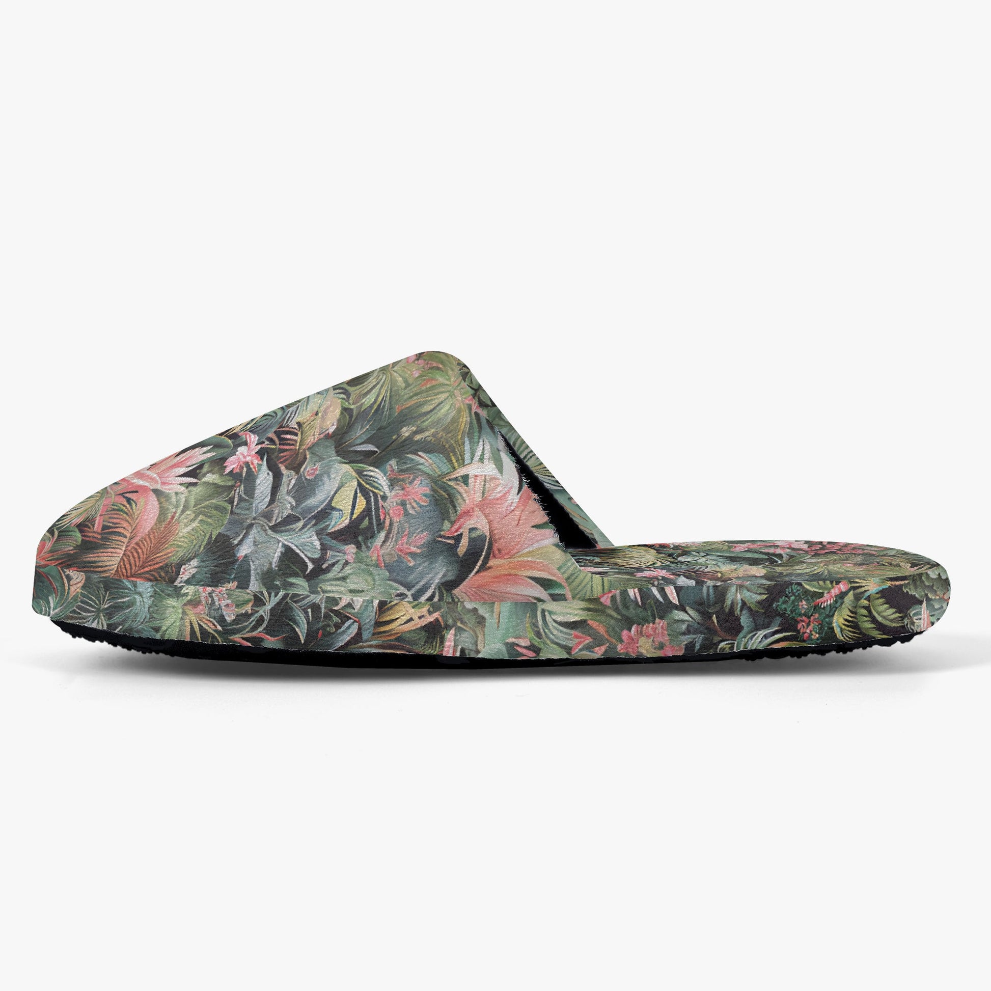 Pink Palm slippers – Tropical Comfort with a Pop of Pink - Sola Shoe