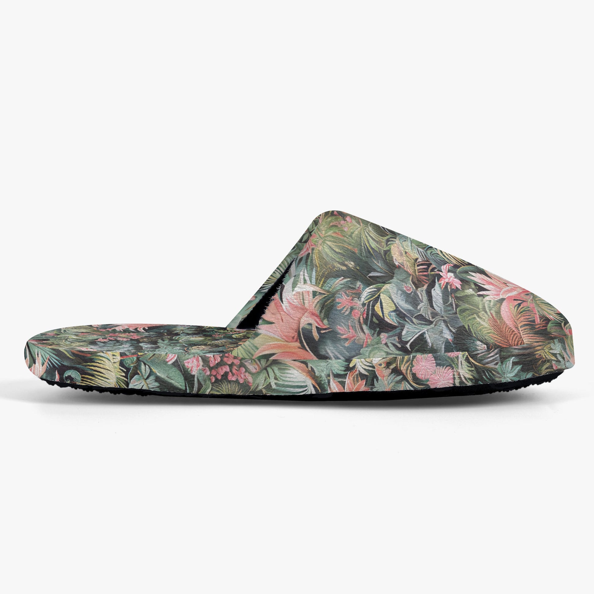 Pink Palm slippers – Tropical Comfort with a Pop of Pink - Sola Shoe