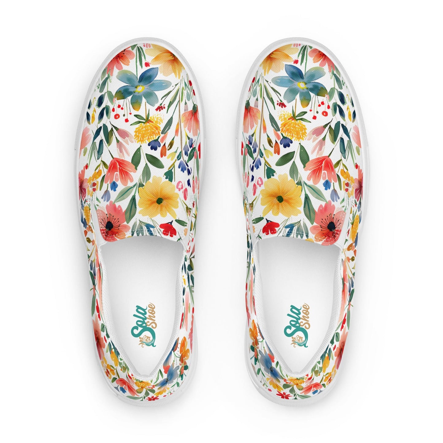 Wild Flower Men’s slip - on shoes - Sola Shoe