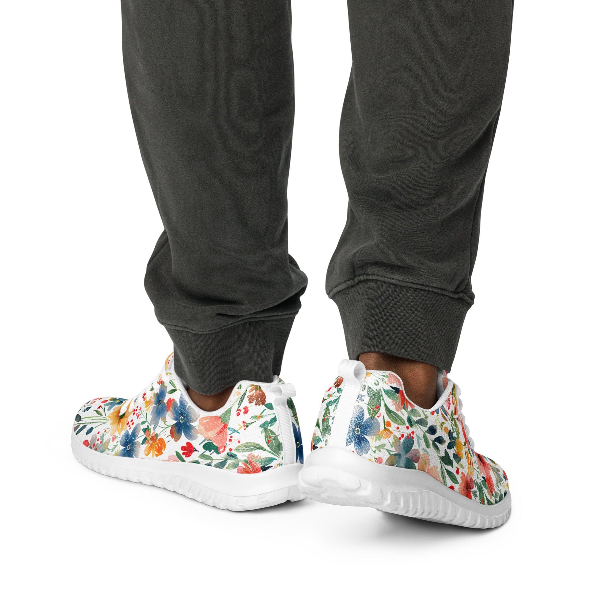 Wild Flowers Men’s athletic shoes - Sola Shoe