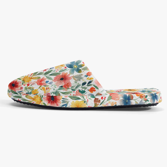 Wild Flowers slippers – Unleash Your Cozy, Colorful Side - Sola Shoe