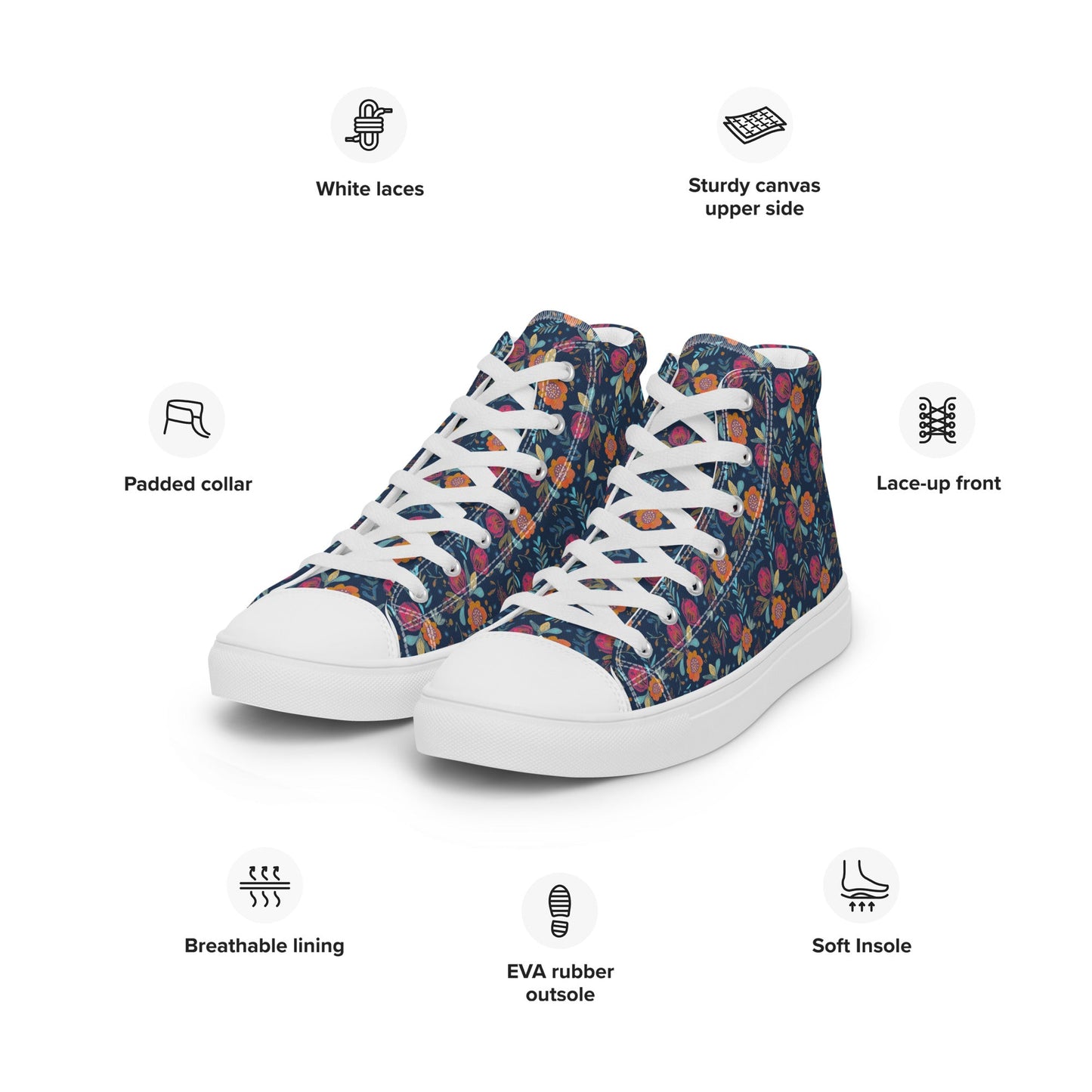 Winterberry Men’s high top shoes - Sola Shoe