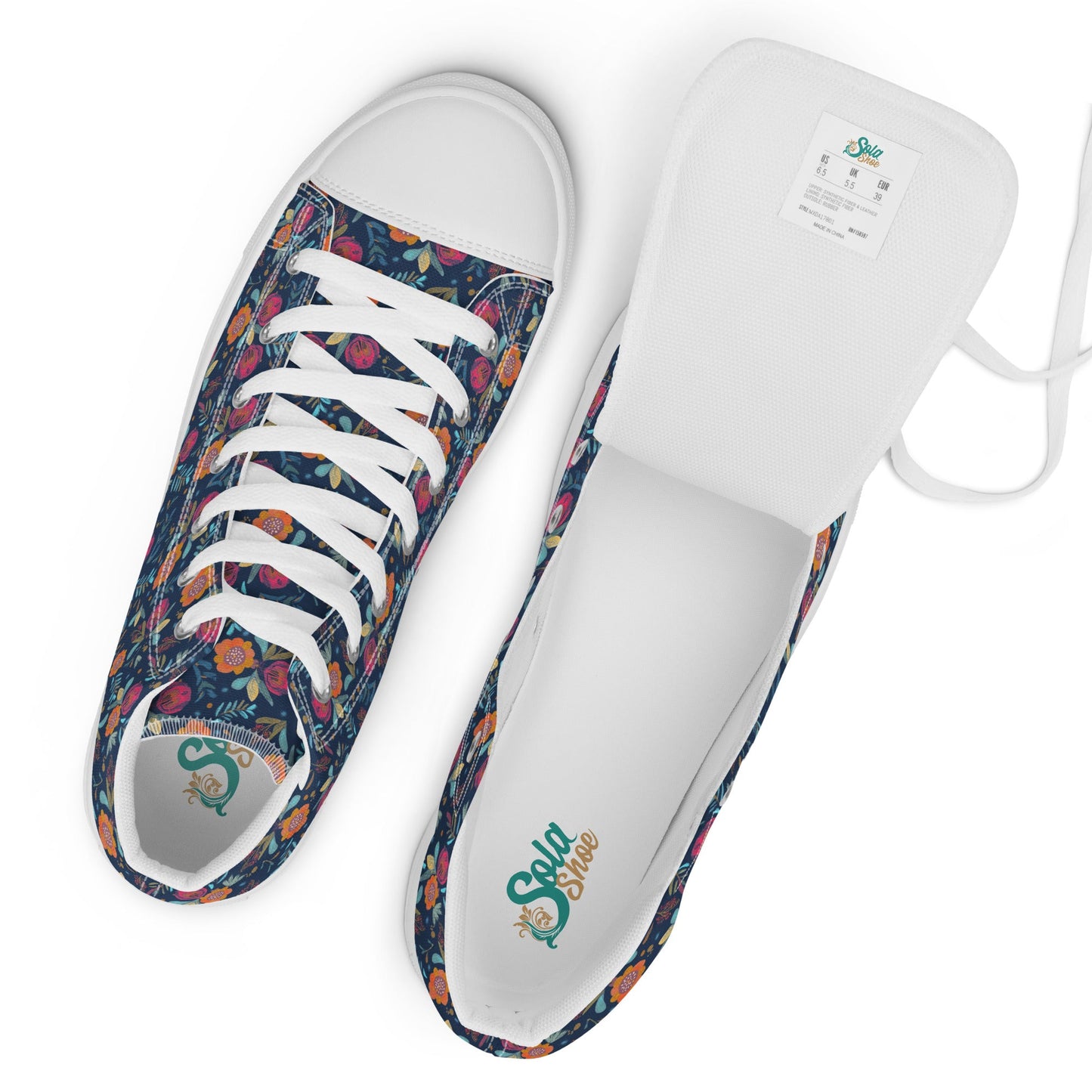 Winterberry Men’s high top shoes - Sola Shoe
