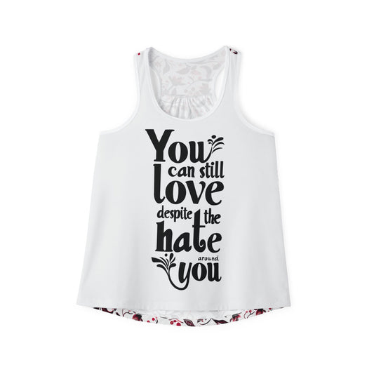 Tank Top Burgundy Flower - Still Love