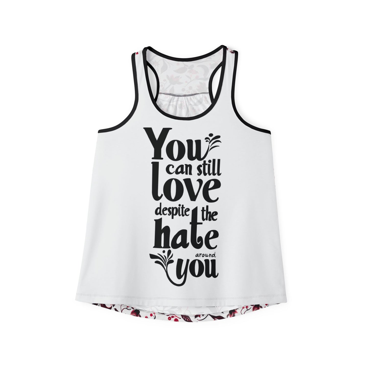 Tank Top Burgundy Flower - Still Love