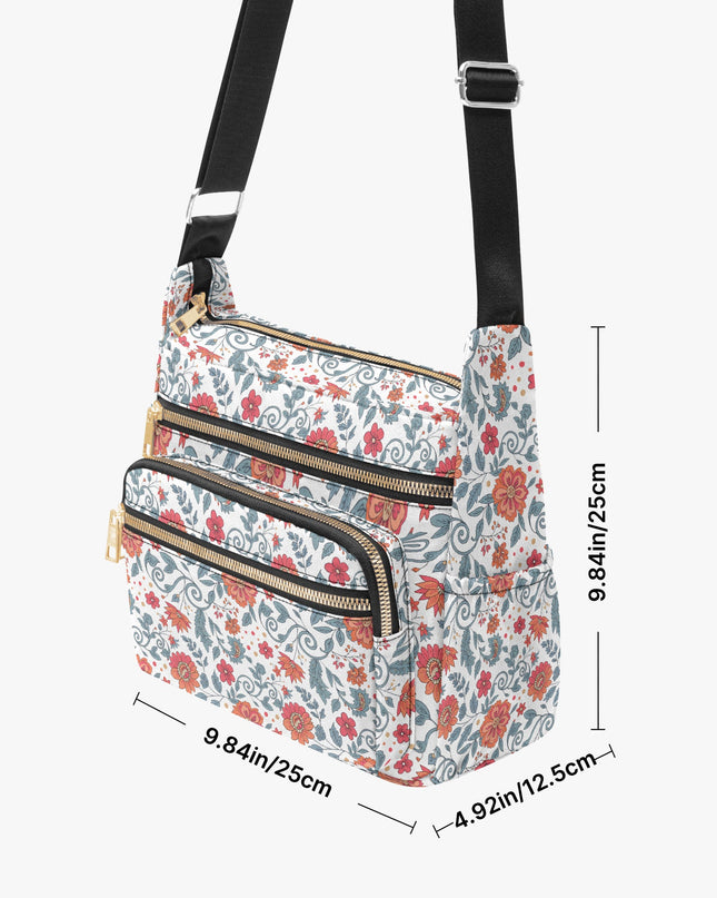 Botanica Multi - pocket Crossbody Bag - Sola Shoe