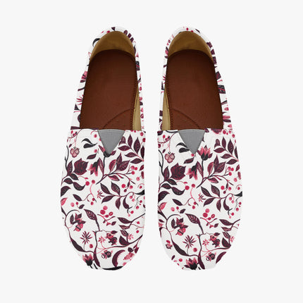 Burgundy Flower Sway Shoes - Sola Shoe