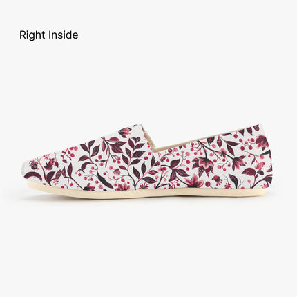 Burgundy Flower Sway Shoes - Sola Shoe