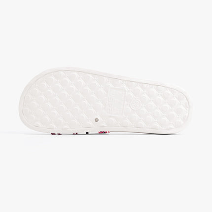 Burgundy Flower Unisex Sandals - Sola Shoe