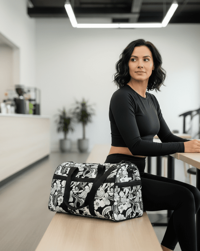 Dusk & Bloom Gym Duffel Bag - Sola Shoe