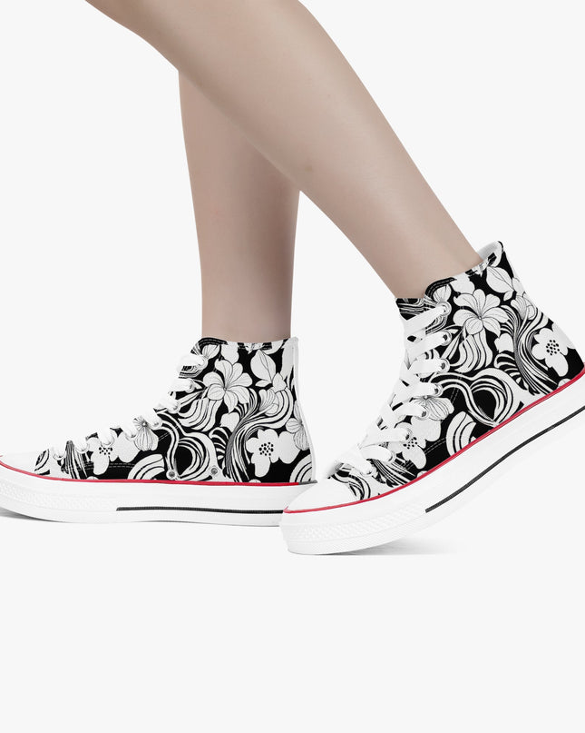 Dusk & Bloom High - Top Shoes - Sola Shoe