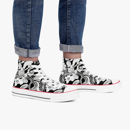 Dusk & Bloom High - Top Shoes - Sola Shoe