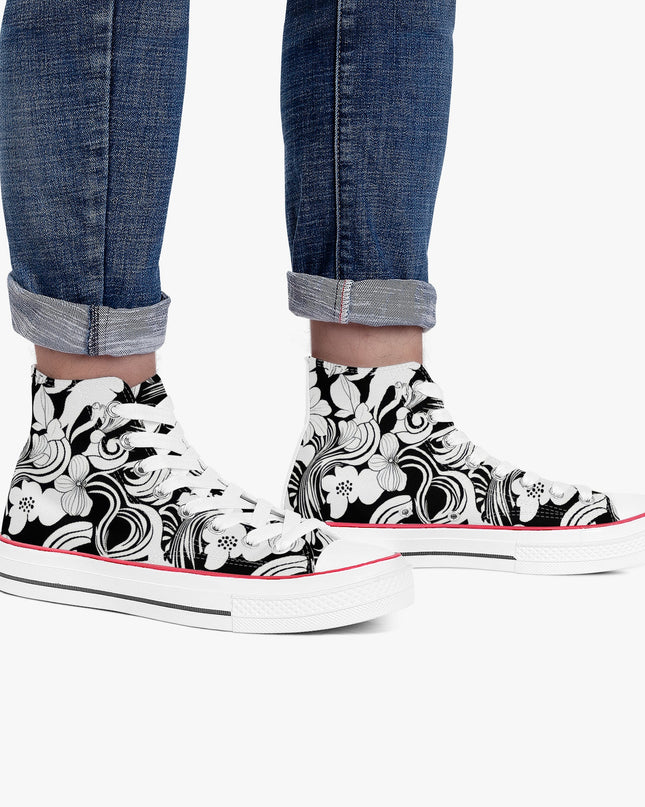 Dusk & Bloom High - Top Shoes - Sola Shoe