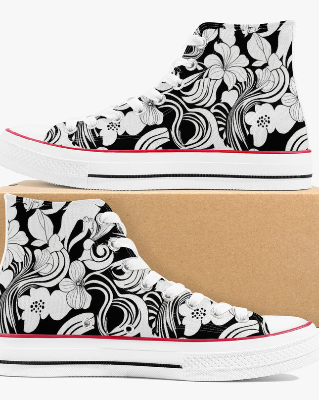 Dusk & Bloom High - Top Shoes - Sola Shoe