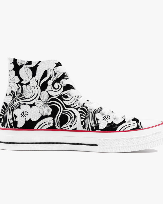Dusk & Bloom High - Top Shoes - Sola Shoe