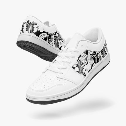 Dusk & Bloom Low - Top Leather Sneakers - Sola Shoe