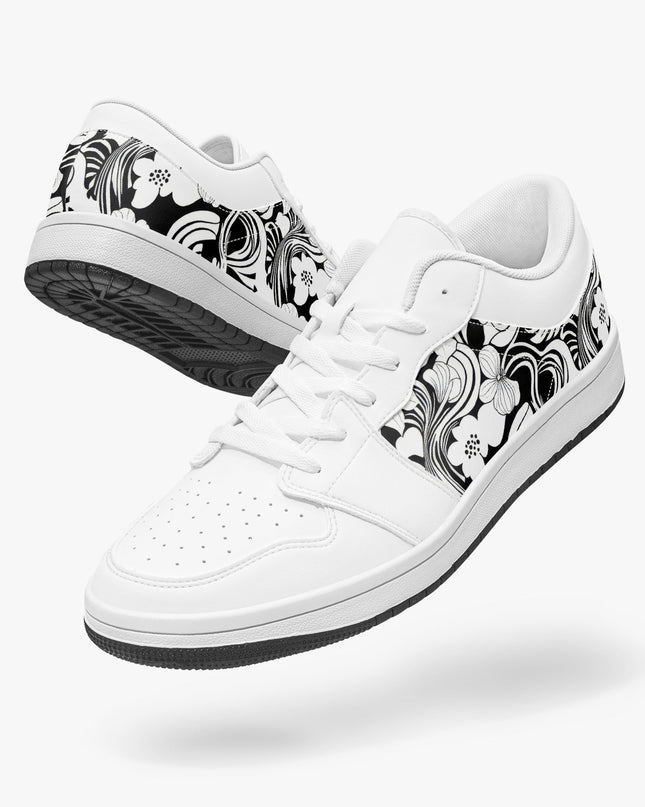 Dusk & Bloom Low - Top Leather Sneakers - Sola Shoe